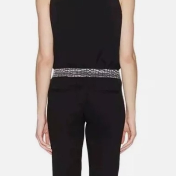 Diane von Furstenberg DVF Alexis Jacquard Alligator Pants Nightfall Size 2 - Picture 2 of 16